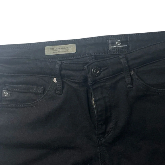 AG Adriano Goldschmied Black THE LEGGING ANKLE
Super Skinny Ankle Jeans Size 26R - Picture 8 of 11
